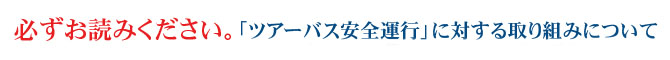 当社では、一般社団法人日本旅行業協会、社団法人全国旅行業協会、公益社団法人日本バス協会等で定めた安全運行に関する諸ガイドラインに沿って、運行バス会社とも確認しながらMONSTERbaSH2021オフィシャルバスツアーの旅行企画・実施を行います。